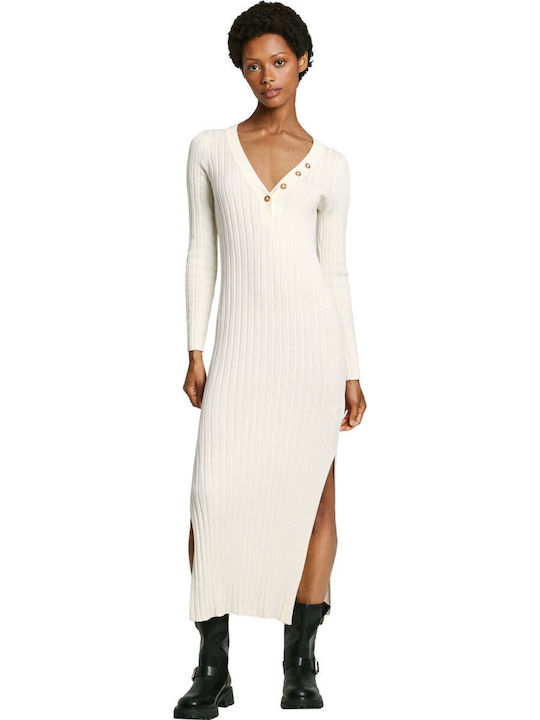 Pepe Jeans Pepe Jeans Midi Shirt Dress Knitted ...