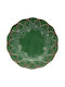Bordallo Pinheiro Teller Untiefe Keramik Grün 32.5cm
