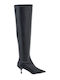 Damenstiefel Über dem Knie Schwarz
