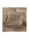 Guy Laroche Decorative Pillow Case Sydney Made Of 100% Cotton Gold 50x50cm