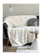 Palamaiki Aleria Furry Blanket Sofa 130x180cm Ecru