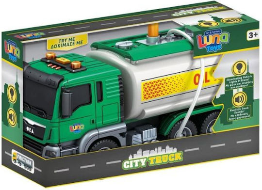 Luna Friction Truck Tanker Scale 1:14 Pull Back for 3+ Years