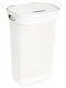 DEA home Z0452M0--2300 Καλάθι Απλύτων Πλαστικό με Καπάκι 42x33x61cm Λευκό