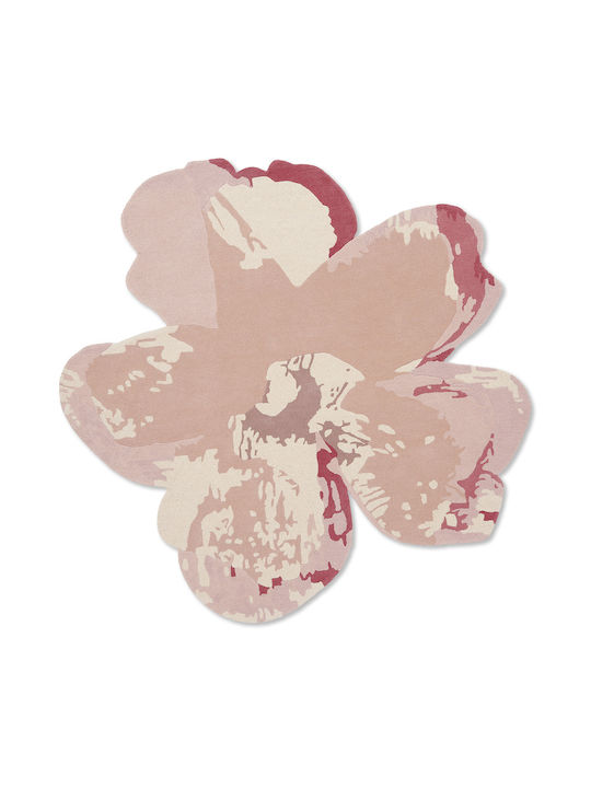 Ted Baker Shaped Ръчно изработено Килим Кръгла Light Pink