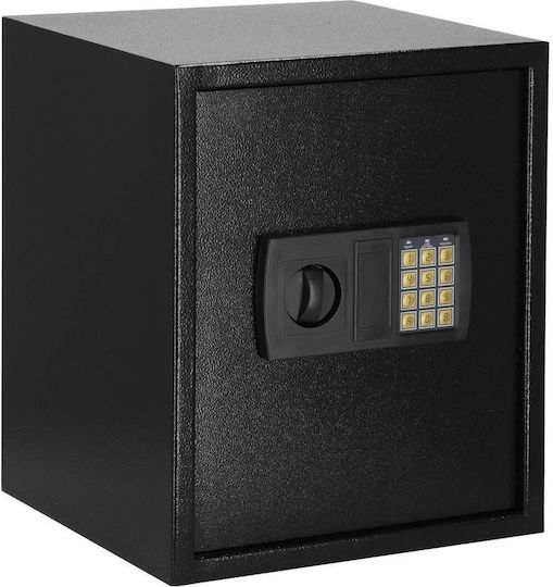 Seif electronic cu cod și cheie 415x350x310 mm negru