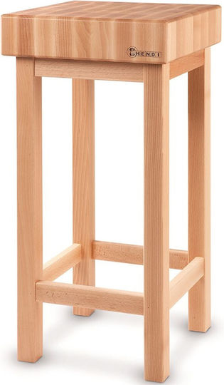 Wooden Butcher Tools Chopping Block 400x400x150mm Base