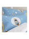 Nima To The Moon Kids Cotton Pillowcase Set 52x72cm Blue