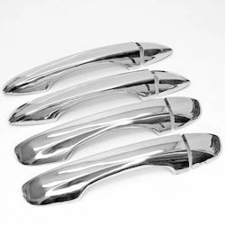 Chrome Decorative Trim Set Door Handles Compatible Vw Golf VI 2008-2013