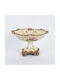 Porcelain Sweet Jar with Lid Gold 30x30x20cm