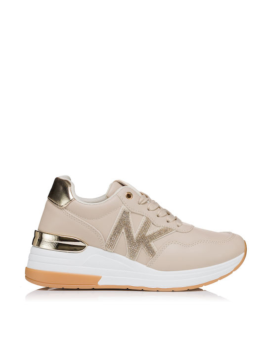 Alta Moda Damen Sneakers Beige