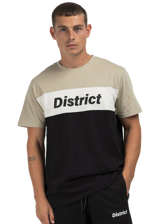District75 Sportliches T-Shirt Schwarz