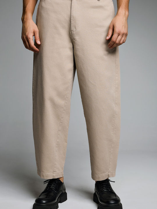 Herrenhose Lose Passform Beige