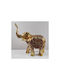Elefant Decorativ de Masă Auriu 23x10x24cm 12875 752-11511