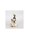 Decorative Resin Sculpture Sitting Woman White-Black-Gold 14x9x22.5cm 13936 752-27047