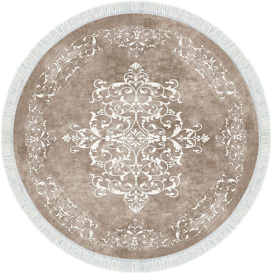 Conceptum Hypnose Χαλί Στρογγυλό Beige-White Φ160cm