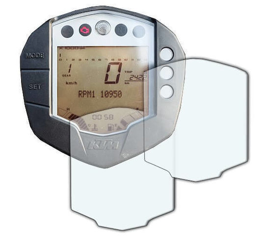 Speedo Angels Motorrad-Instrumentenschutz KTM HERZOG Transparent