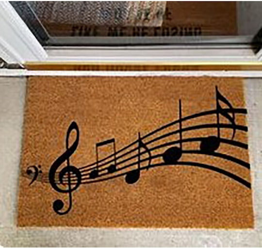 Etoile Covor de Intrare din Cocos cu Suport Antiderapant Note-uri 40x60buc