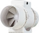 150mm Duct Axial Fan 2 Speeds 467 552m³/h Timer