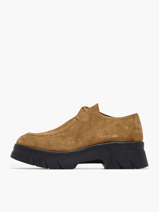 Komis & Komis Leder Damen Loafers in Tabac Brau...