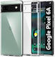 Silicone Back Cover Case Google Pixel 6a Flexible Transparent