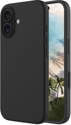 Θήκη Σιλικόνης Soft Tpu Back Cover Apple Iphone 16 Plus Μαύρο