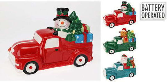 Koopman Illuminated Christmas Figure Car Height 27cm (Μiscellaneous Designs)