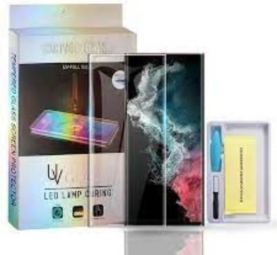 Premium Uv Glass Samsung Galaxy S22 Plus Uv Liquid Gel Tempered Glass Screen Protector Film Guard Clear