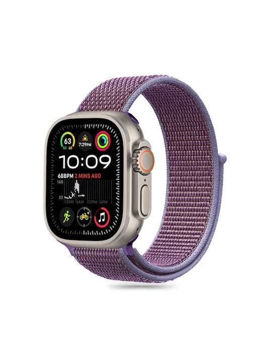 Tech-protect Nylon Apple Watch 6 7 8 9 10 Se 40 41 42 Mm Lilac
