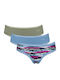 Hipster Βαμβακερά Women's Boxer 3Pack Olive