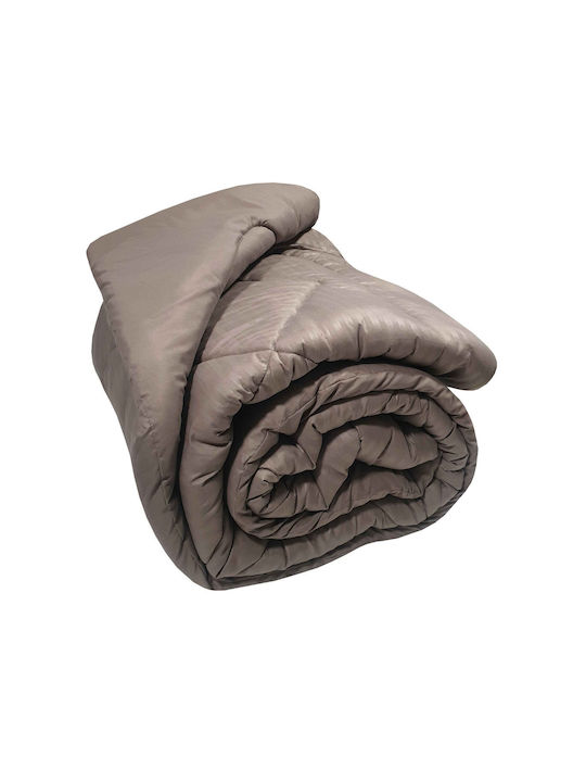 Le Blanc Bettdecke Großes Doppelbett mit Microfiber-Füllung 220x240cm Moka 350 GSMGsm