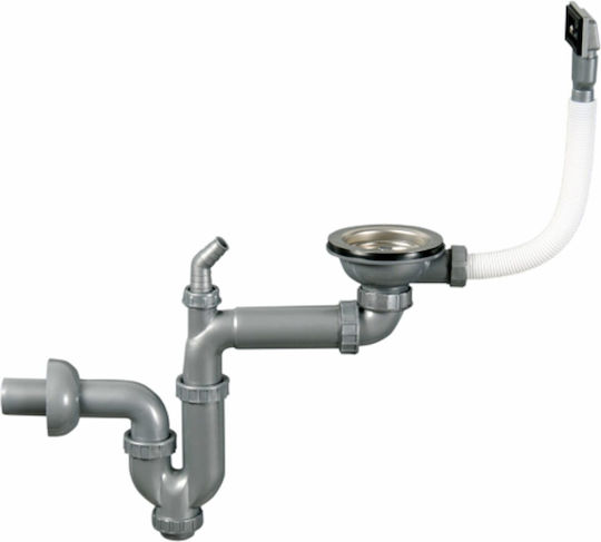 Sanitec Q90 Sn-046 Spülenablaufsystem Überlaufanschluss