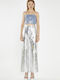 Women's Silver Jean Pants