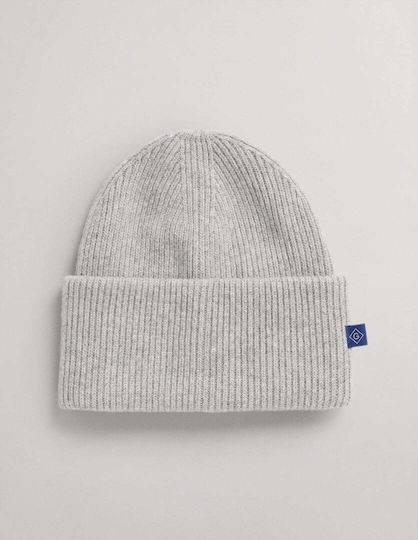 Beanie Frauen Beanie mit Rippstrick in Gray Farbe