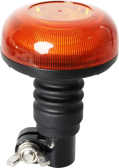 LED маяк оранжев 12v 24v бързо свързване Ø91mm