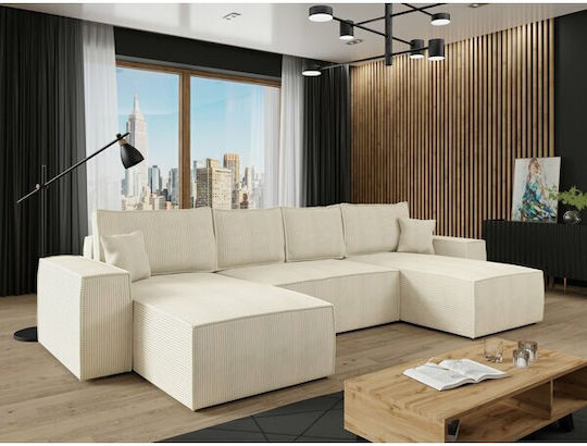 Clovis 109 Γωνιακός Καναπές Κρεβάτι Βελούδινος 370x181x94εκ. Clovis 109 Γωνιακός Καναπές Κρεβάτι Βελούδινος 370x181x94εκ.