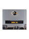 Luma Modern Lamp Wall with Integrated LED and Warm White Light Gold 100cm