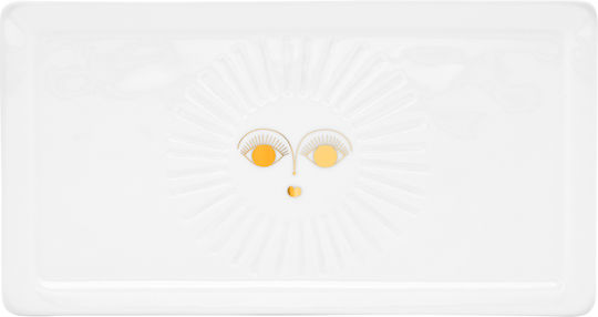Raeder Christmas Platter Porcelain White L25.5xW14cm.