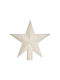 Tree Topper Star White H19x19x5cm