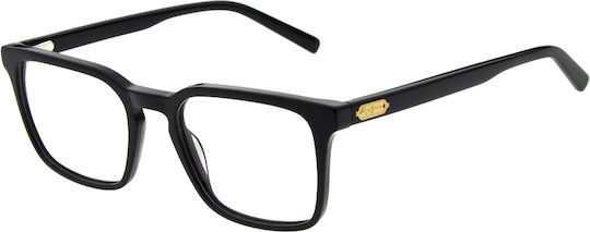 Pepe Jeans Bărbați Plastic Rame Ochelari Negru PJ3531-001