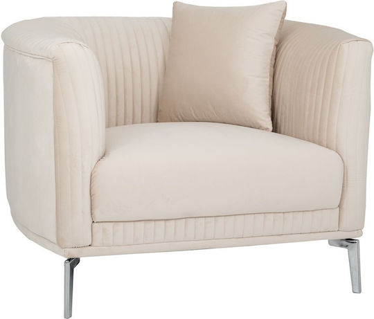 Armchair 105x91x75cm Cream