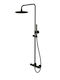 Kolossos Adjustable Shower Column with Mixer Black