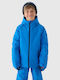 Kids' Sports Jacket with Hood Blue