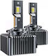 Set de 2 LED-uri D1s Bgr10 Canbus Conversie Xenon 6500k 10000lm