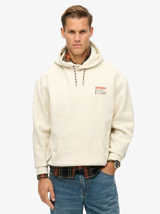 Superdry Graphic Φούτερ με Κουκούλα Nordic Bone...
