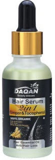 Daqan Serum pentru Păr 100% Organic Gingembre 30 Ml