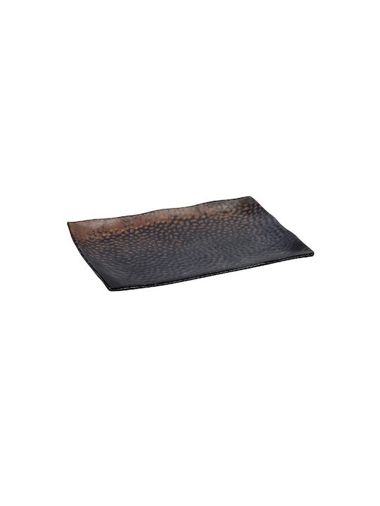 Espiel Sunset Melamine Serving Platter Rectangular Brown 22.5x15cm