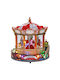 Iliadis Christmas Decorative Carousel with Battery with Music and Movement 23.5x22.5x22.5cm.