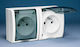 Kontakt-simon Double Hermetic Socket Aquarius Z...