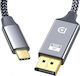 ATC Video Cable USB-C male - DisplayPort 1.8m 6981020020025