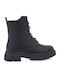 Kinderstiefel mit Reißverschluss Schwarz